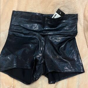 Coquetry Clothing~ OUTTA THIS WORLD 👾🦹‍♀️🪐💫 Black Sparkle bike Shorts Large